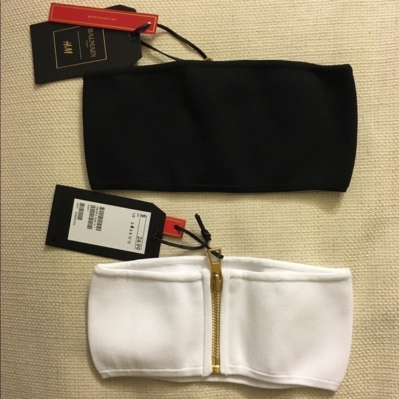 Balmain x H&M Bandeau Top - Picture 4 of 6